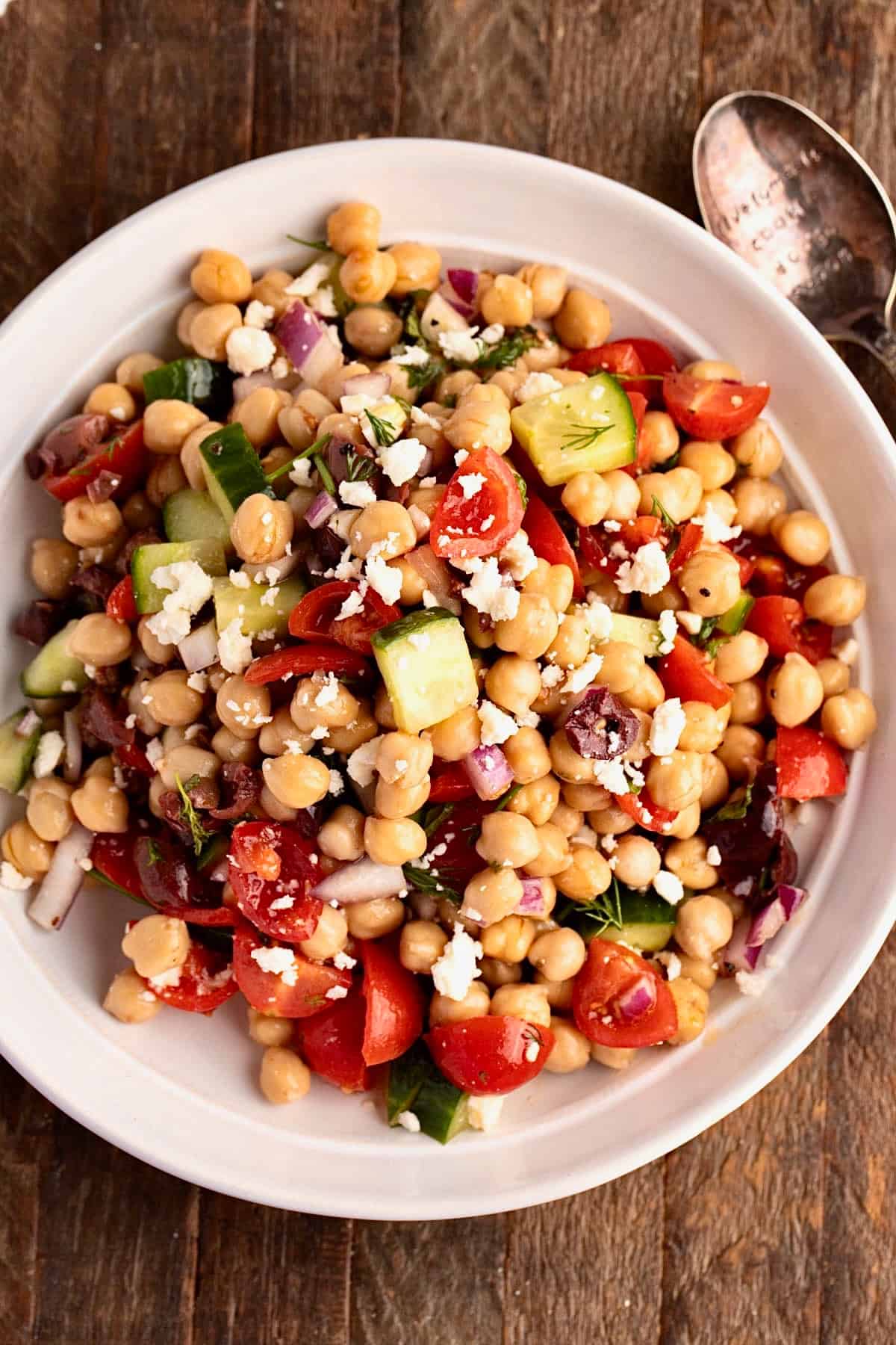 Chickpea salad Greek